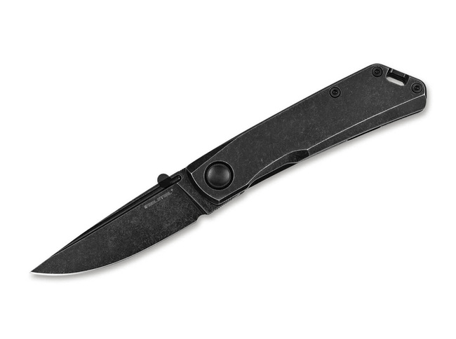 Zsebkés - Luna ECO - Real Steel® - Fekete, kőmosással