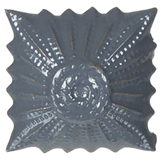 METAL BADGE "RANK STAR" - GREY - LIKE NEW