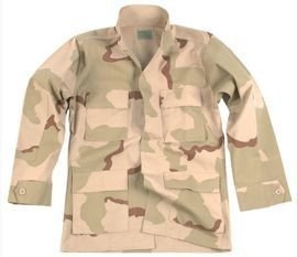 US 3 Colour Desert R/S BDU FIELD JACKET