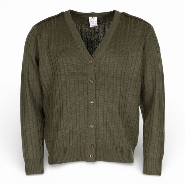 CZ Knit Vest - Model M 97 - Czech Army Military Surplus - OD Green - Like New
