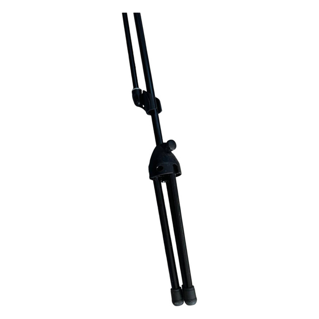 MIKROFONÁLLVÁNY - 130 CM - ROMÁN HADSEREG KATONAI FELESLEG - FEKETE - JÓ ÁLLAPOTBAN