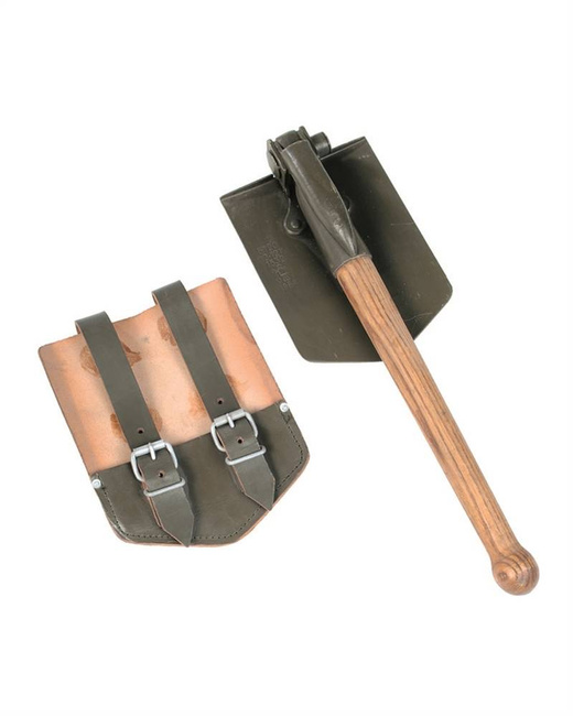 ÖSSZECSUKHATÓ ÁSÓ BŐRBORÍTÁSSAL - NÉMET HADSEREG - MILTEC