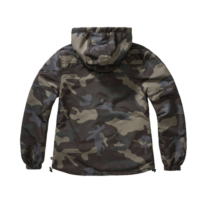 NŐI NYÁRI KABÁT - FRONTZIP SZÉLKABÁT - DARKCAMO - MÁRKÁS