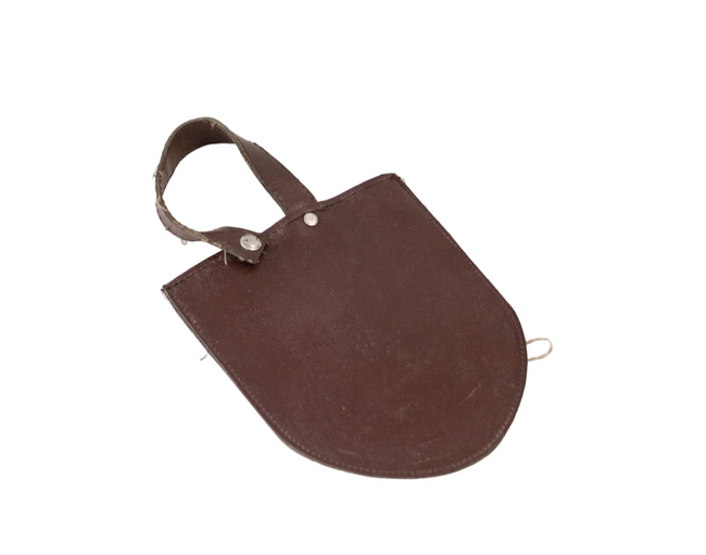 Leather shovel bags - various colors - Romanian Military Surplus