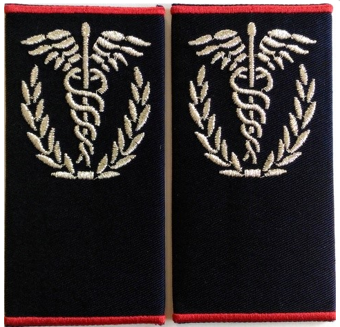 Hímzett beosztott orvos SMURD Jelvény (egyéni üzenet)