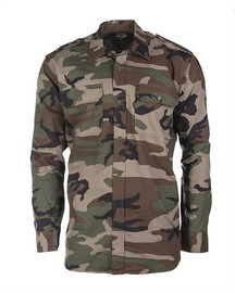 FIELD SHIRT - COTTON RIPSTOP - Mil-Tec® - WOODLAND