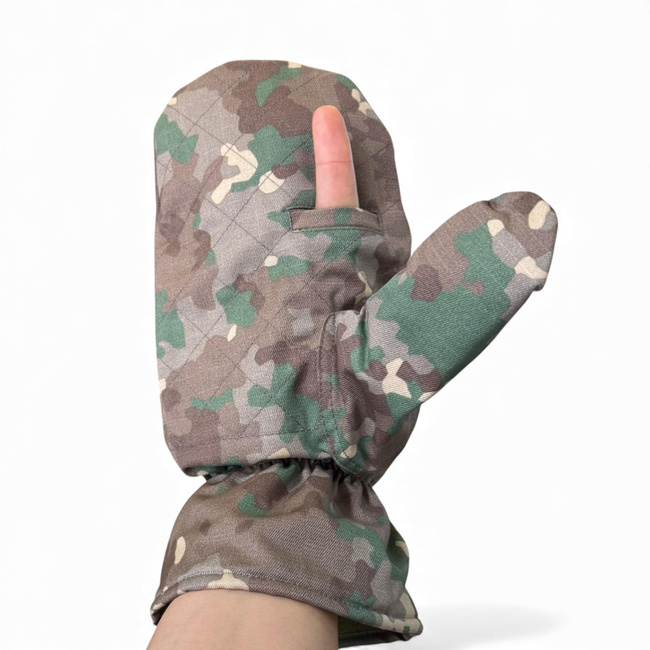 Kétujjas téli kesztyű - Román Szárazföldi Erők / Román Fegyveres Erők - Combat modell - Újszerű állapot