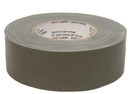 GERMAN TANK ADHESIVE TAPE - OD - Mil-Tec - 50M/75 MM
