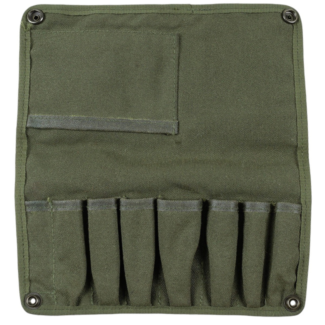 GB Bag for Gun Cleaning Set - Canvas - British Army Military Surplus - Olive Green - Used