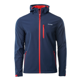 CAEN SOFTSHELL KABÁT FÉRFIAKNAK - NAVY KÉK/NARANCSSÁRGA/PIROS - MAGNUM