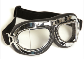 Chrom Pla.Royal Air Force Aviat. Goggles