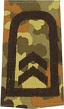 EMBLÉMA - GERMAN ARMY FLECKTARN CAMO/BLACK SHOULDER LOOPS ´OBERFELDWEBEL´