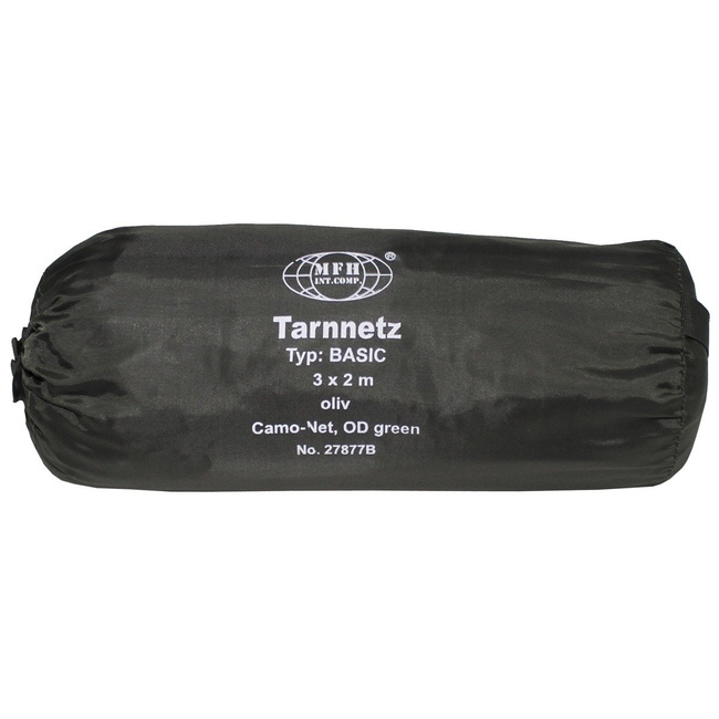 Camo Net, 2x3m, "Basic", OD green, with PVC bag