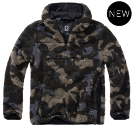 TEDDYFLEECE WORKER PULLOVER - DARK CAMO - BRANDIT