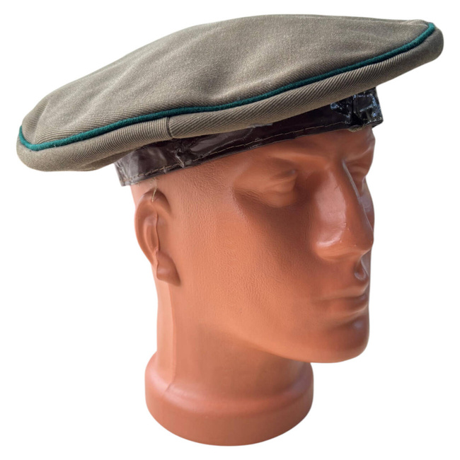 RITKA TISZTI BARETT - HEGYI VADÁSZOK - KATONAI FELESLEG ROMÁN HADSEREG - ZÖLD BARNA/FEKETE PÁNTTAL - JÓ ÁLLAPOTÚ