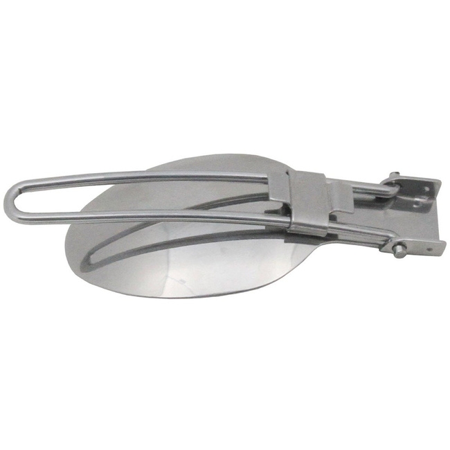Spoon, foldable, stainless steel