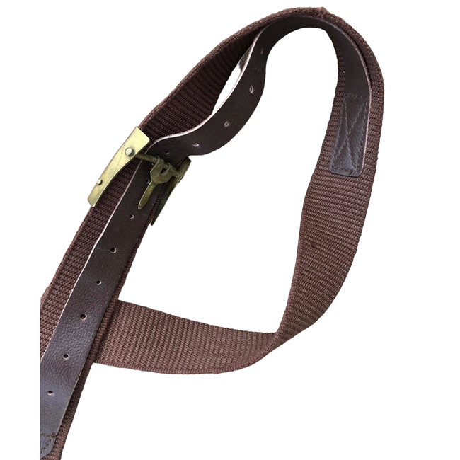 Barna öv Román Hadsereg Felesleg, Vászon - Arany csat - Újszerű