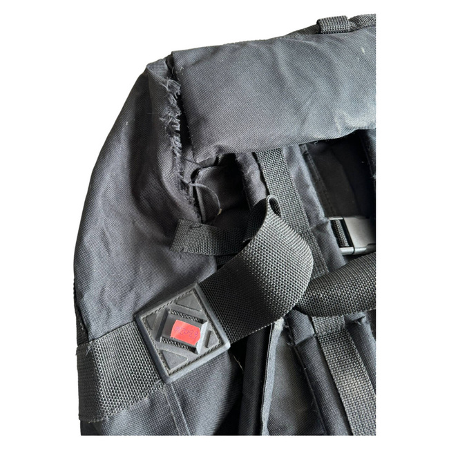 Combat bag with defect, black - Military surplus from British Army - Used