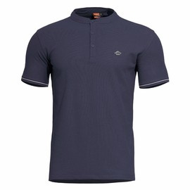 PÓLÓ - "LEVANTES HENLEY STRIPES" - PENTAGON® - SÖTÉTKÉK