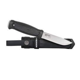 FIX PENGÉJŰ KÉS - GARBERG MULTI-MOUNT - ROZSDAMENTES ACÉL - MORAKNIV® - FEKETE