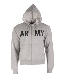 GYM JACKET - "US ARMY" - Mil-Tec® - GREY