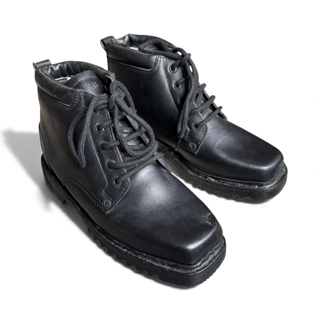 KATONAI BŐR BAKANCS - HEGYI VADÁSZOK - KATONAI TÖBBLET RÓMAI HADSEREG - FEKETE - MINT ÚJ