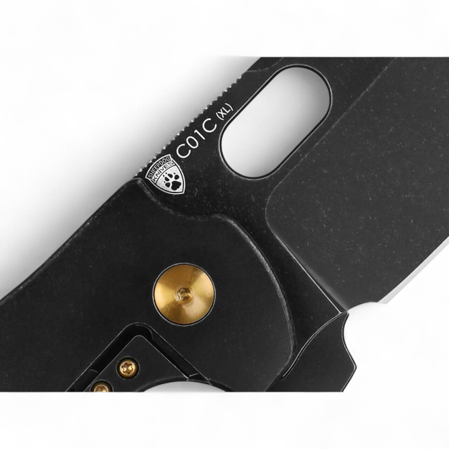 EDC C01C XL S35VN zsebkés - Titán - Fekete