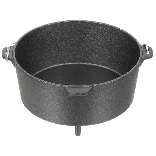 ÖNTÖTTVAS EDÉNY - "DUTCH OVEN" - 5.7 L - FEKETE - FOX® Outdoor