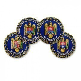 Emblema Inspectoratul pentru Situatii de Urgenta Olt, ISU OLT, cu aplicare Velcro (cu scai)