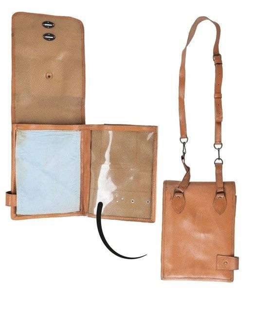 TÉRKÉP TOK - BARNA MŰBŐR - KATONAI TÖBBLET MAGYAR HADSEREG - HASZNÁLT