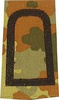 EMBLÉMA - GERMAN ARMY FLECKTARN CAMO/BLACK SHOULDER LOOPS ´STABSUNTEROFFIZIER´