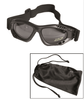 Black Commando Goggles Air Pro Smoke