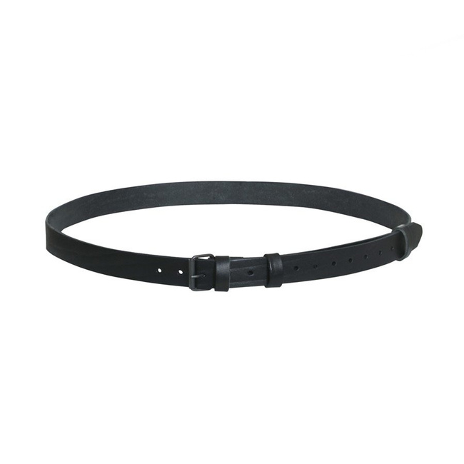 Leather belt for men - Black - 2.5 cm