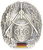JELVÉNY GENUINE GERMAN ARMY METAL BERET BADGE ´TOPOGRAPHIE´