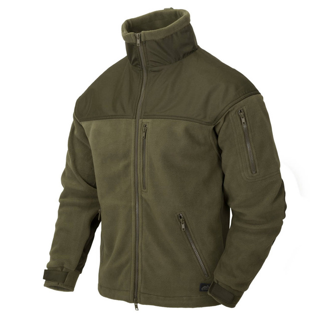 FLEECE DZSEKI - CLASSIC ARMY - Helikon Tex - OLÍVA ZÖLD