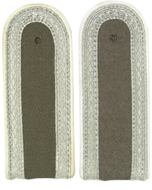 East German White Epaulets Nco Piping