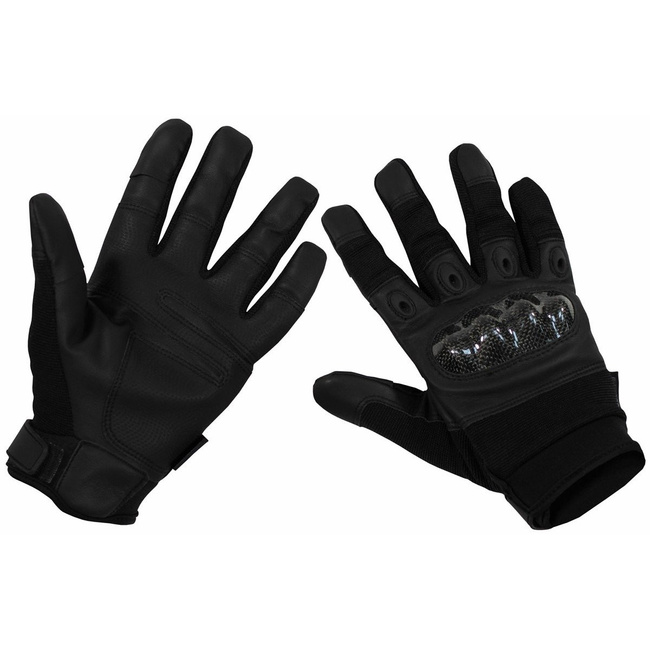 Tactical Gloves, "Mission", Black
