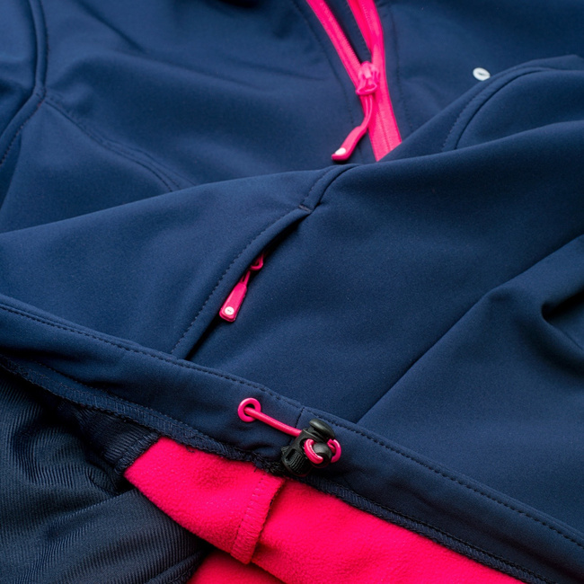 LADY CARIA II SOFTSHELL KABÁT NŐKNEK - TENGERÉSZKÉK/RÓZSASZÍN  - MAGNUM