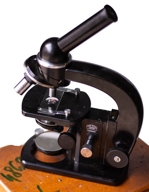 Mikroszkóp Carl Zeiss Jena (+ doboz) - használt