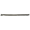 Two-way zipper, non-partable, OD green, plastic, 80 cm