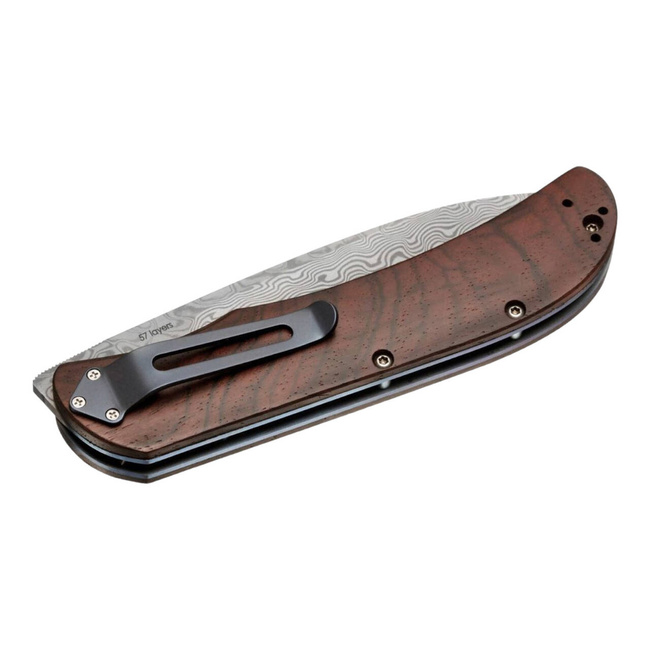 DAMASCUS KÉS EXSKELIBUR I COCOBOLO - BOKER PLUS