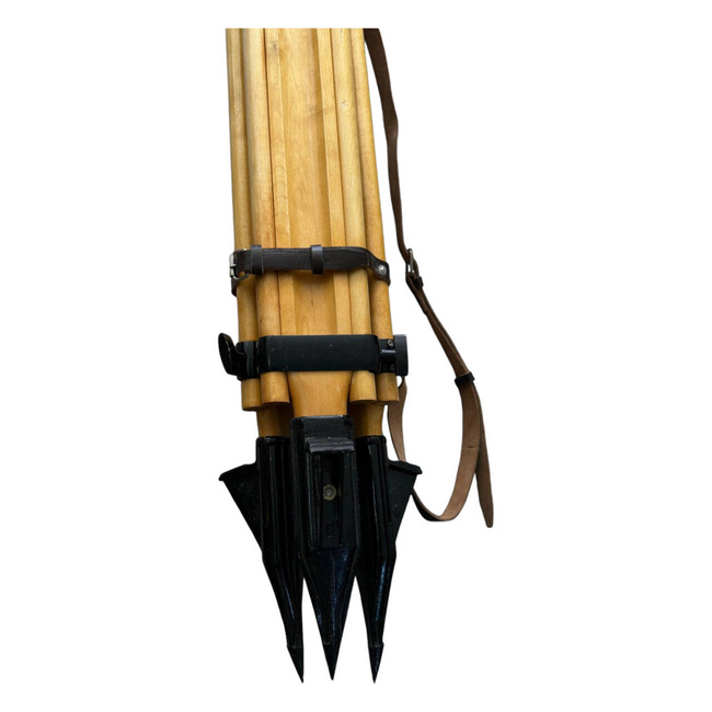 VINTAGE FÉNYKÉPEZŐGÉP ÁLLVÁNY - FA - ROMÁN HADSEREG KATONAI FELESLEG - JÓ ÁLLAPOTÚ