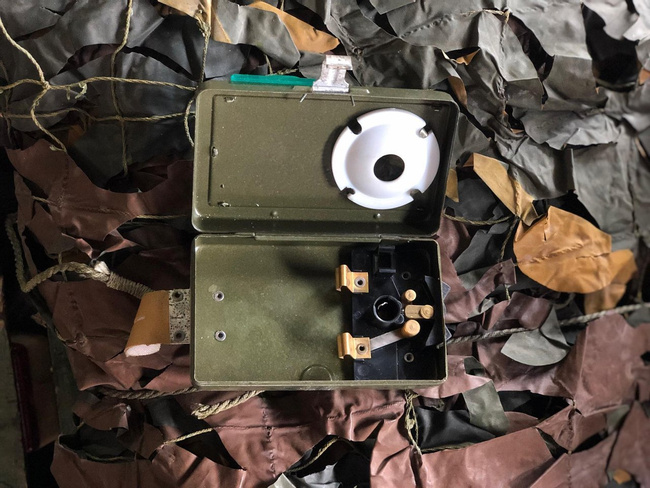 ELBA TIMISOARA RSR military lantern - Romanian Army Surplus - jó állapotban