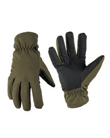SOFTSHELL THINSULATE GLOVES - Mil-Tec - OD