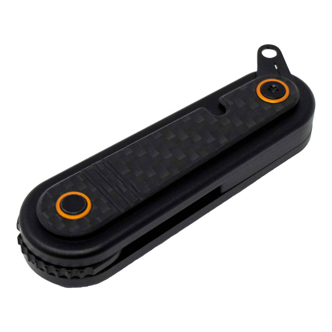 EDC KÉS SPIRIT ALUMINUM CF FEKETE - REVO