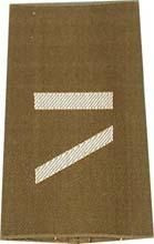 EMBLÉMA - GERMAN ARMY O.D./SILVER SHOULDER LOOPS ´GEFREITER UA´