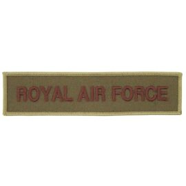 GB Tapasz "ROYAL AIR FORCE" - használt 14 x 3,5 cm