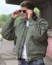 Repülős kabát - Zöld OD - BASIC CWU - Mil-Tec