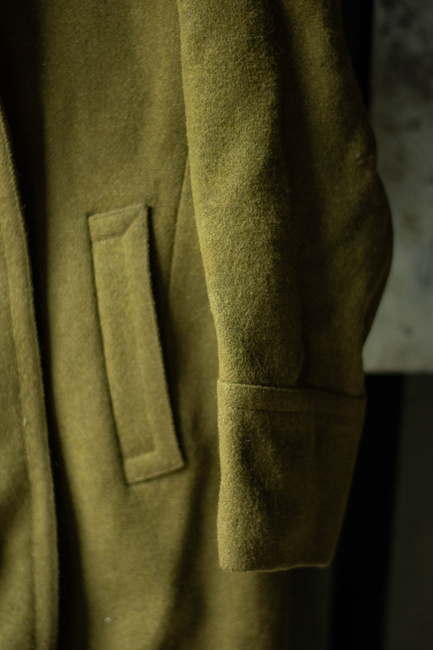 WINTER COAT WITH FUR - ROMANIAN ARMY MILITARY SURPLUS - USED