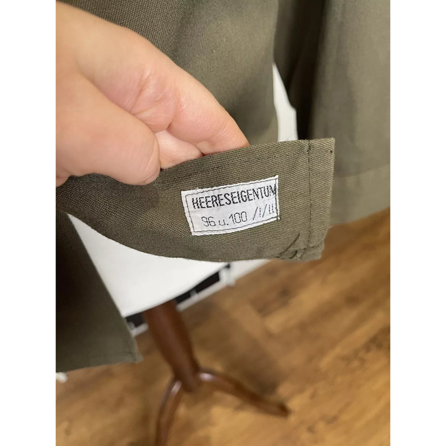 Original Jacket - Austrian Army Military Surplus - OD Green - Like New